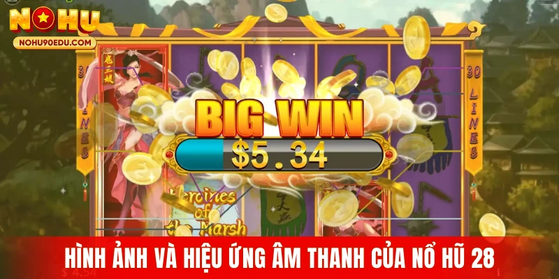 Hình ảnh và hiệu ứng âm thanh sống động của nổ hũ 28